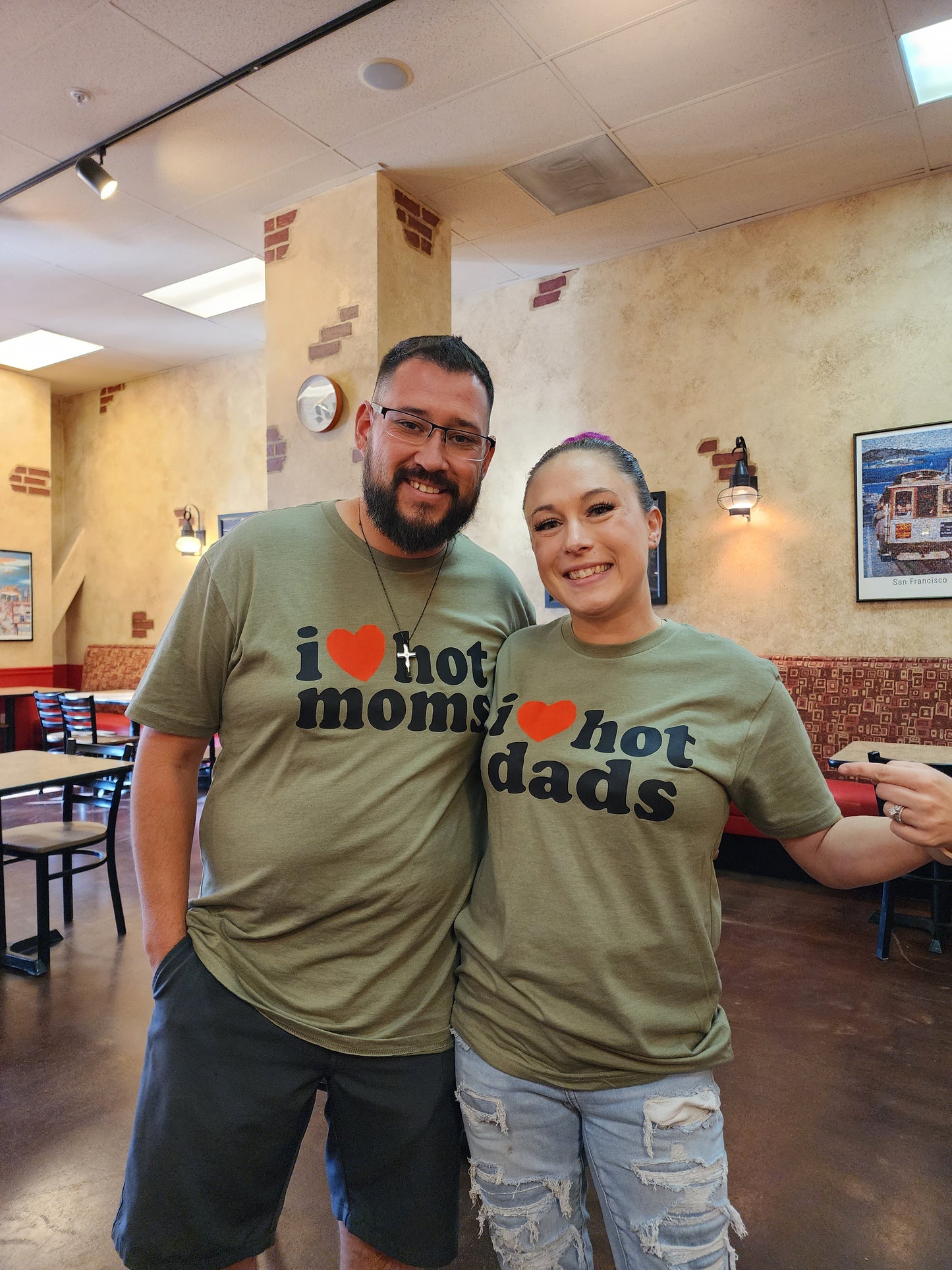 I Heart Hot Moms Tee