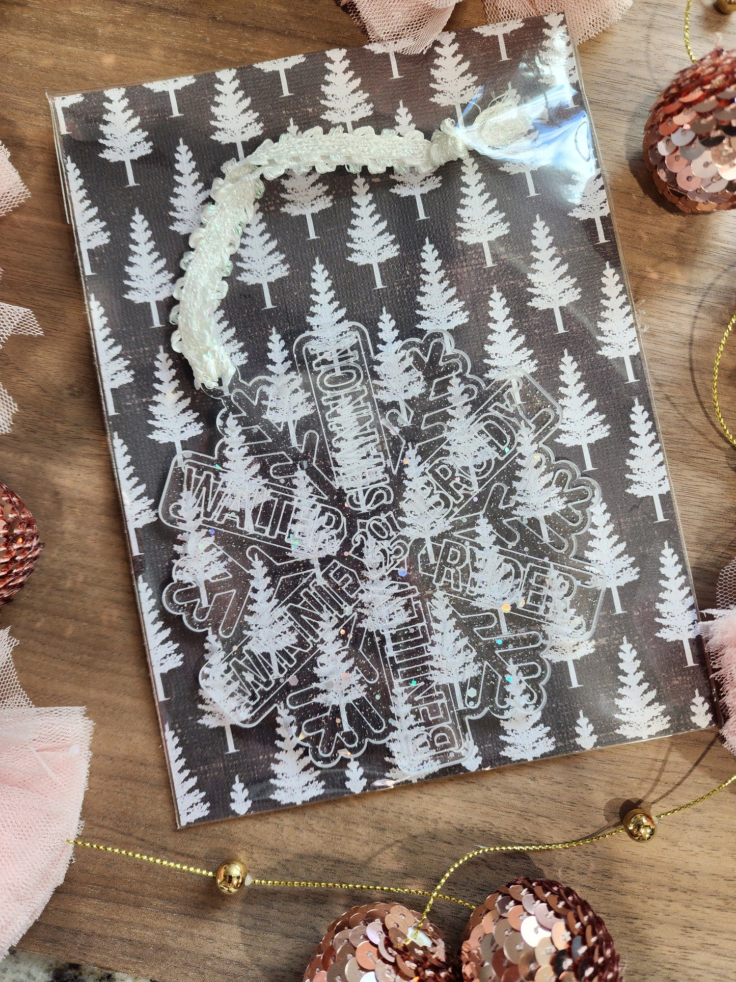 Custom Family Christmas Ornament