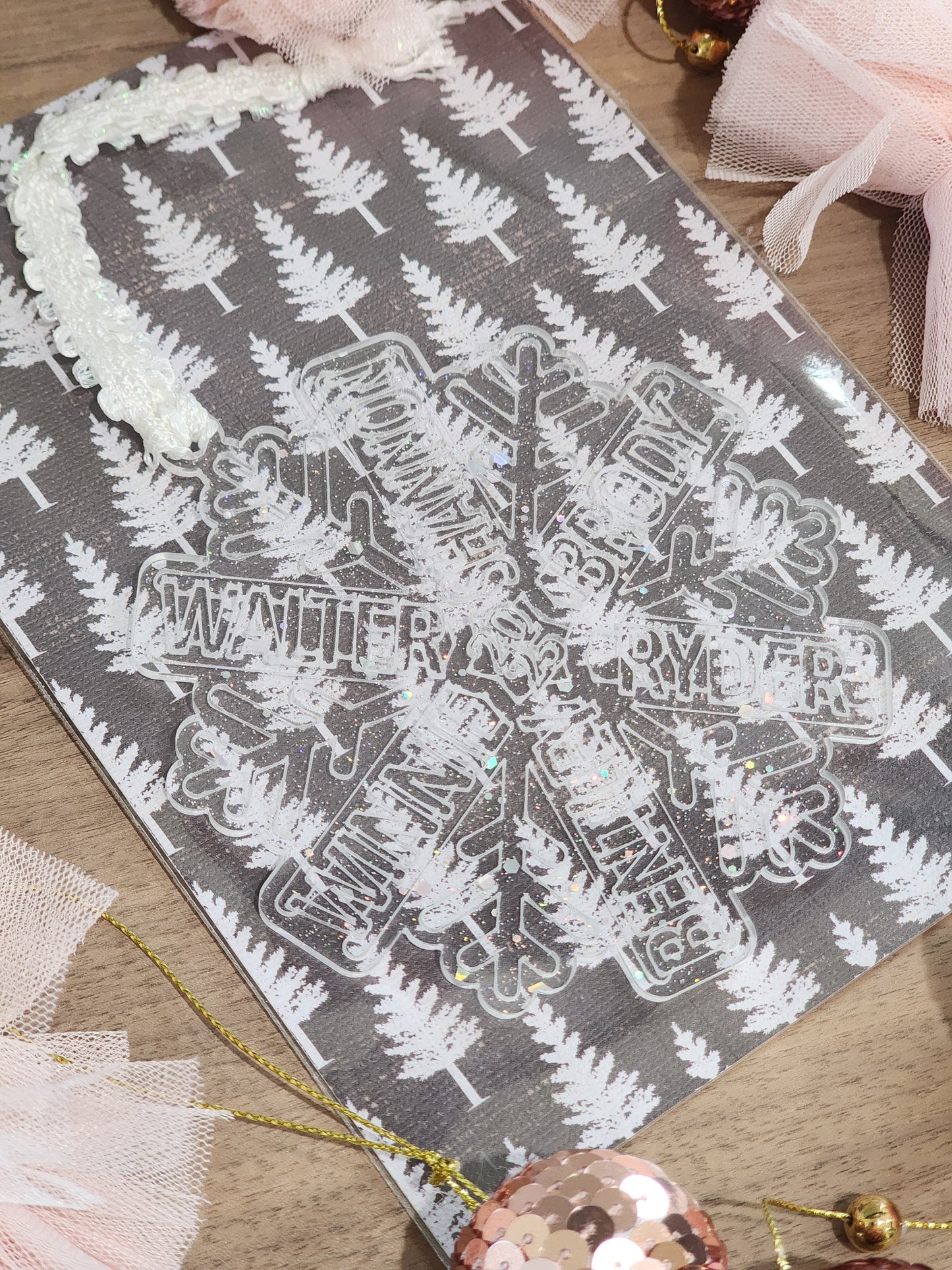 Custom Family Christmas Ornament